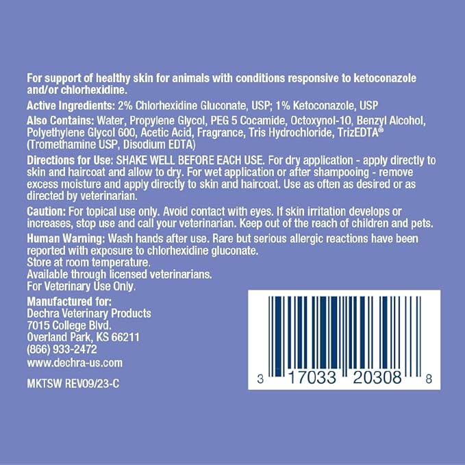 Plus TrizEDTA Spray Conditioner for Dogs and Cats, 8 oz