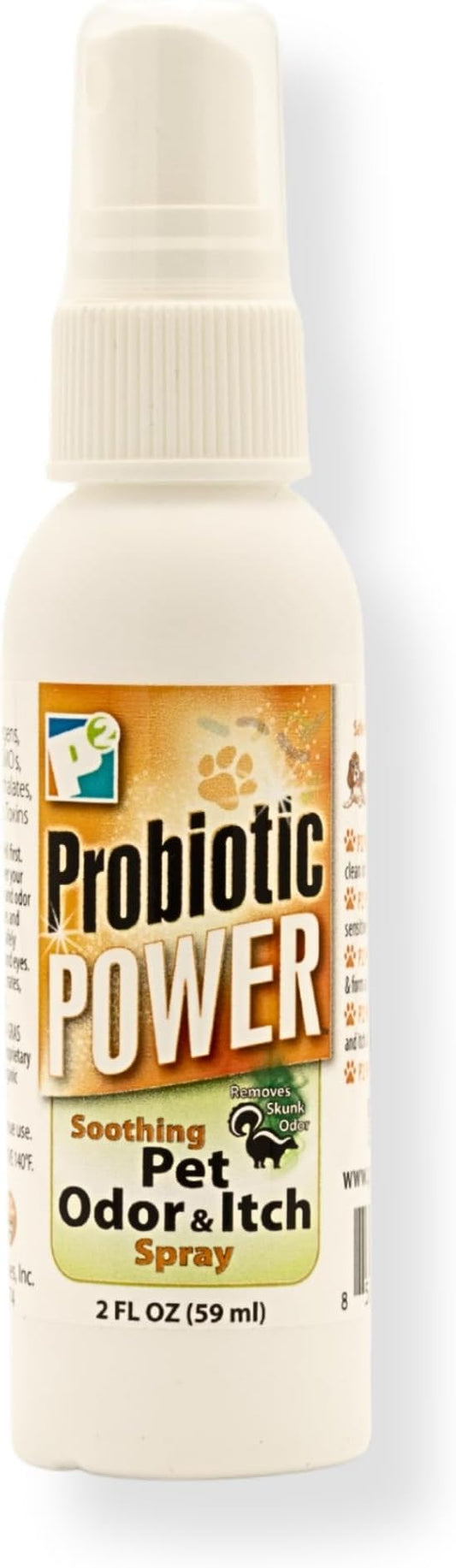 Pet Odor & Itch Spray – Dog, Cat, Puppy, Kitten Grooming Spray, Deodorizer, Litter Box Freshener, Hot Spot Spray, Coat, Bedding, Kennel, Carrier, Travel – 2 oz