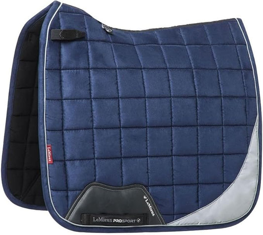 LeMieux Suede Dressage Square - English Saddle Pads for Horses - Equestrian Riding Equipment and Accessories