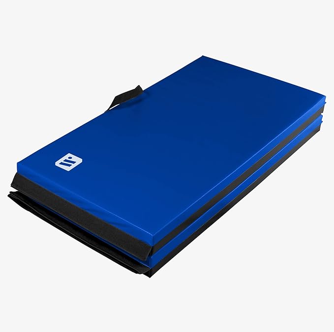 We Sell Mats - 4 ft x 8 ft x 2 in Personal Fitness & Exercise Mat for Home Workout - Lightweight and Folds for Carrying – All Purpose Home Gym Mat – Thick Mat for Yoga, Pilates, Stretches, and Floor Exercises