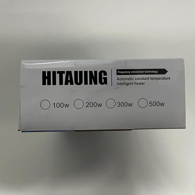 HiTauing Aquarium Heater, 300W Fish Tank Heater with LED Digital Display & 5 Safety Protection, Submersible Aquarium Heater with 2 Suction Cup and 8.2Ft Cord for 40-75 Gallon Fish Tank.