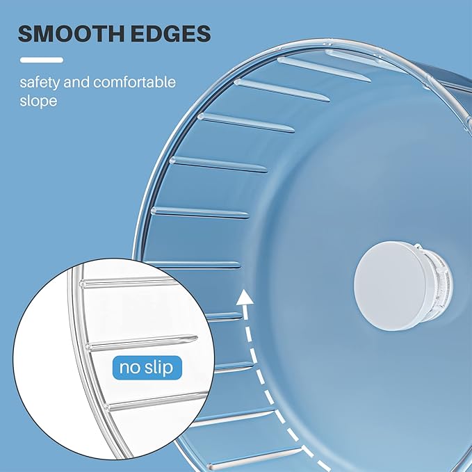 BUCATSTATE Hamster Wheel Silent, 5.5in Exercise Running Whees Quiet Spinner Mouse Wheels for Gerbil Dwarf Syrian Hamster Rat Mice