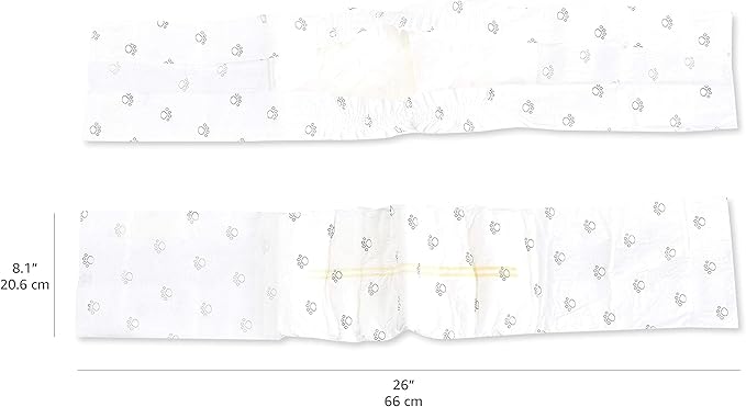 Amazon Basics Male Dog Diapers, 30 Count, Medium, Ultra Absorbent Disposable Wrap with Secure Fit, Leakproof and Comfortable