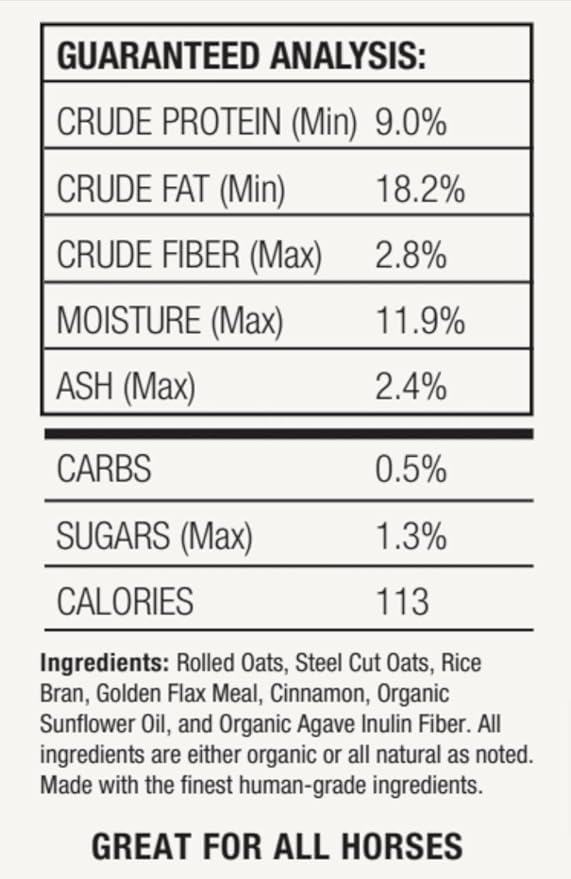 Horse Treats, Blonde Bits of Health, Low Carb/Sugar, A Softer Cookie, Wheat, Corn, Soy & Alfalfa Free, Made with Cinnamon & Agave, All Natural Ingredients, 20 lb
