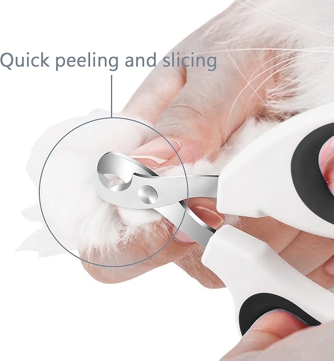 Cats & Dogs Pets Nail Clippers & Trimmers Rabbit Nail Clippers cat Nail Clippers for Indoor Cats cat Claw Clippers with Safety Guard Professional Grooming Tool for Cat Kitten