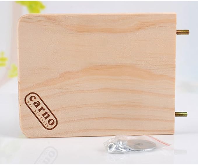 Hypeety Parrot Bird Wooden Platform Perch Pet Dwarf Hamster Gerbil Rat Small Animal Sport Exercise Toy Pet Parrot Bird Cage Perches Square Toy