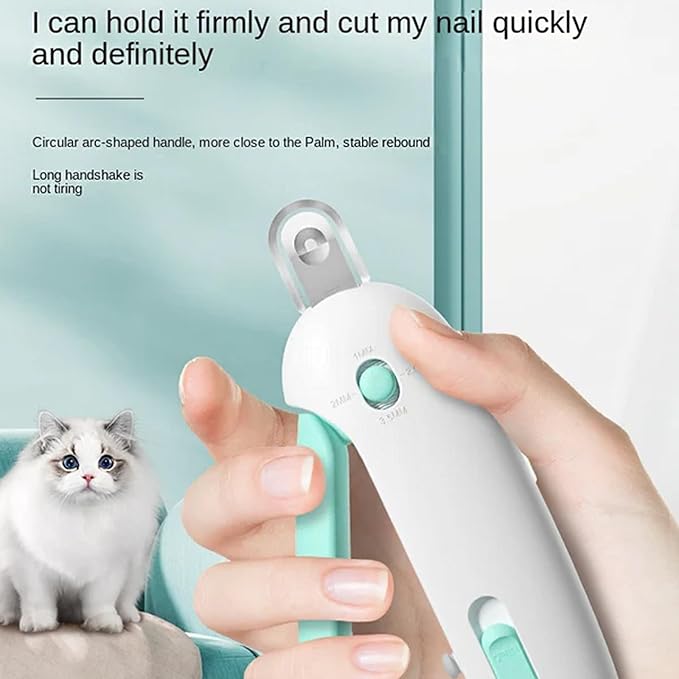 Celery Pets Nail Clippers, Adjustable Claw Clippers for Cats, Round-Hole Trimmer with Dust Storage, Safe Pet Claw Clipper Grooming Tool, Adjustable Nail Cutter for Small Large Cat/Dog (2*Pink)