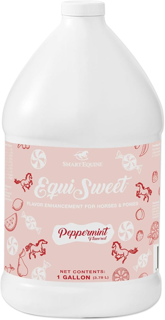 Uckele by SmartEquine Equi Sweet Peppermint | Sugar-Free Natural Peppermint Flavor, Perfect for Picky Eaters, Enhances Feed Palatability | 1 Gallon
