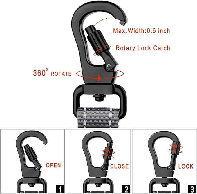 PLUTUS PET Short Training Dog Leash with Padded Handle for Medium Large Dogs,18 Inch Heavy Duty Strong Traffic Leash with Carabiner Clip for Climbing Walking or Guiding Blind(18”，Gray)