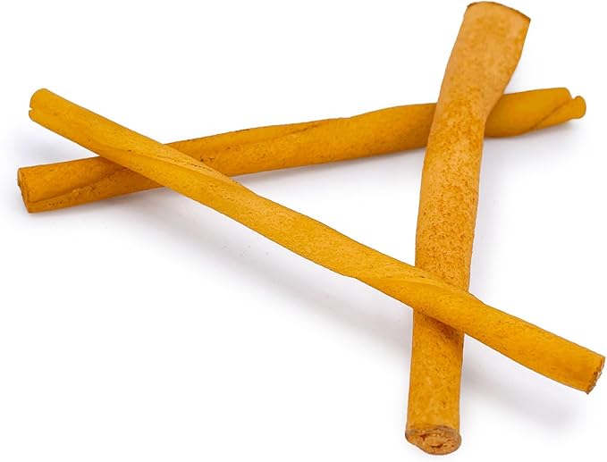 ValueBull USA - Rawhide Twists for Small Dogs, 5 Inch, Smoked, Varied Thicknesses, 50 Count - Natural & Safe, USA Beef Hide, Long Lasting, Chemical Free, No Artificial Flavors
