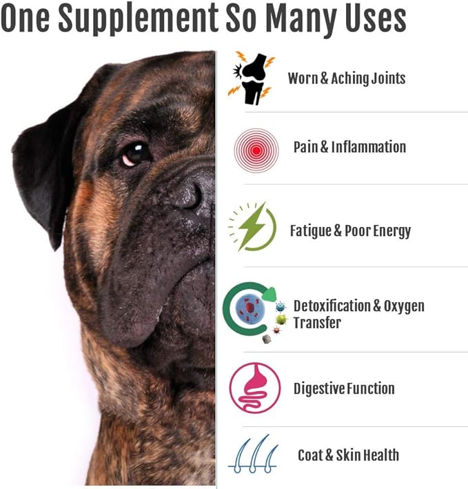 HAPPY BODY Pure MSM Joint Supplement for Dogs, Cats, & Horses – 100% Additive-Free – High Performance, Supports Senior Pets Wellness, Healthy Joints, Mobility, Aches, & Fatigue 7oz - 2 Packs