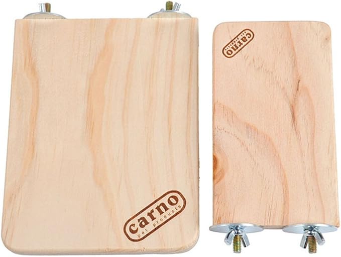 Hypeety Parrot Bird Wooden Platform Perch Pet Dwarf Hamster Gerbil Rat Small Animal Sport Exercise Toy Pet Parrot Bird Cage Perches Square Toy