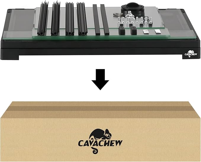 34 Gallon Reptile Tank, Glass Reptiles Terrarium 24" x 18" x 18", Sliding Door, Top Ventilation, Cable Pass, Humidify Hole, Glass Reptile Cage Habitat for Bearded Dragon, Lizard, Snake, Gecko