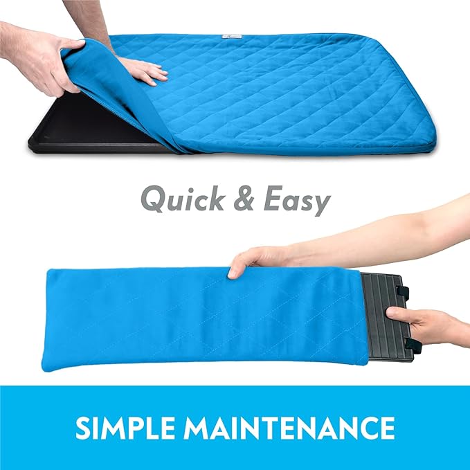 Paw Inspired Fitted Fleece Liners for Ferret Nation, Critter Nation Cage for Ferrets, Rats, Chinchillas, Hedgehogs & Other Small Animals (Blue, Double Unit Combo)