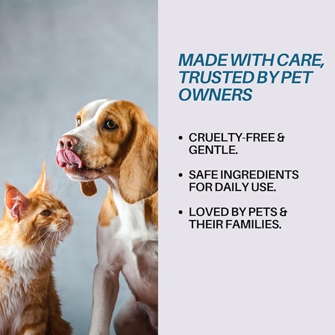 Dog Breath Freshener, 8 oz - Fights Plaque, Tartar & Bad Breath - Gentle Gum Care & pH Balance - Dog Dental Care for Cat and Dog - No-Brush Solution