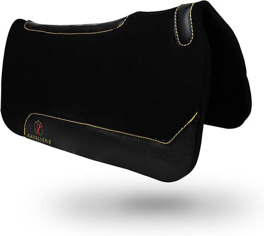 Kavallerie All-Purpose Saddle Pad with Quilted Anti-Slip Padding and Breathable Mesh Fabric for Maximum Airflow and Comfort, Works for English