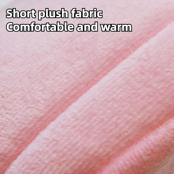 Rat Hamster House Bed Winter Warm Small Pet Squirrel Hedgehog Chinchilla Rabbit Guinea Pig Bed House Cage Nest Hamster Accessories (Pink,Large)