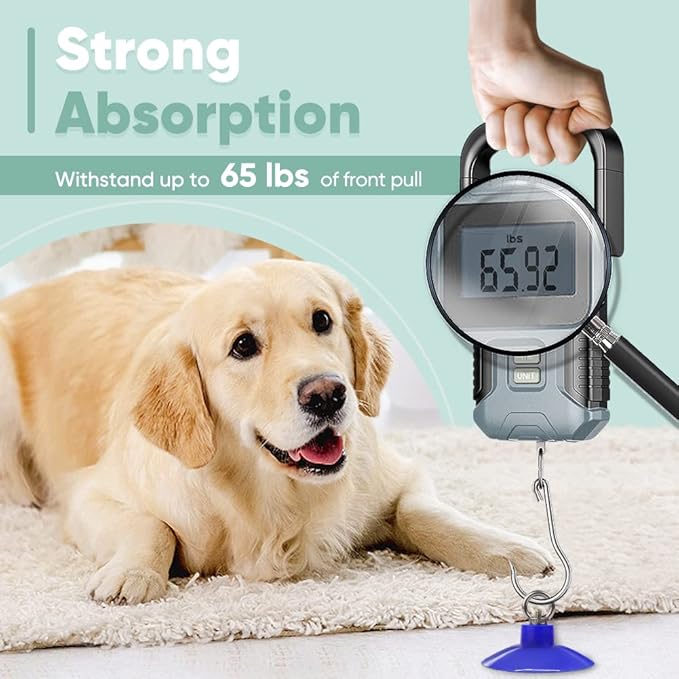 Petbobi Dog Bathing Tether with Heavy Suction Cup Lick Mat, Pet Grooming Tub Restraint Leash with Dog Scrubber for Bath, Adjustable Cat Fixed Safety Rope for Shower, Blowing, Trimming, Brushing Pet