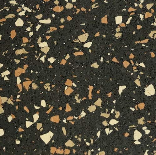 American Floor Mats - Extreme Rubber Gym Tiles - 1 Inch Thick Colorful Rubber Gym Tiles - Superior Shock and Sound Absorbing Tiles - 35% Brown/Mocha/Tan 10 Tile Pack (Covers 40 Sq Ft)