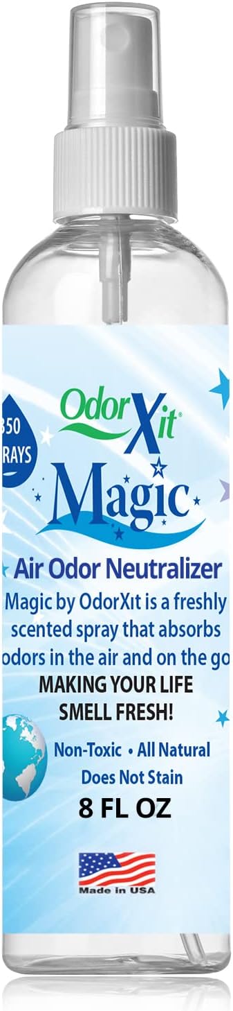 Magic Air Odor Neutralizer Spray, Powerful Dog & Cat Urine Odor Neutralizer, Safe Air Refresher for Home, Safe Odor Absorber for Pet, Closet & Any Strong Odor Remover, 8oz