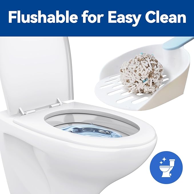 OPET Mixed Tofu Cat Litter - 18lb Strong Clumping Litter, Mixed Tofu and Bentonite, 99.9% Dust Free and Flushable Cat Litter, Natural Sustainable Ingredients Odor Control, Low Tracking（18lb, Fresh）