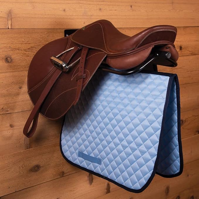 Saddle Rack with Pad Bar for Horse Enthusiast | Heavy-Duty Saddle Rack Wall Mount | Western & English Saddle Rack | Keeps Tack Organized