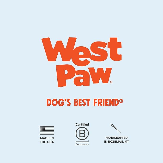 WEST PAW Zogoflex Toppl Treat Dispensing Dog Toy Puzzle – Interactive Chew Toys for Dogs – Dog Toy for Moderate Chewers, Fetch, Catch – Holds Kibble, Treats, X-Large, Tangerine