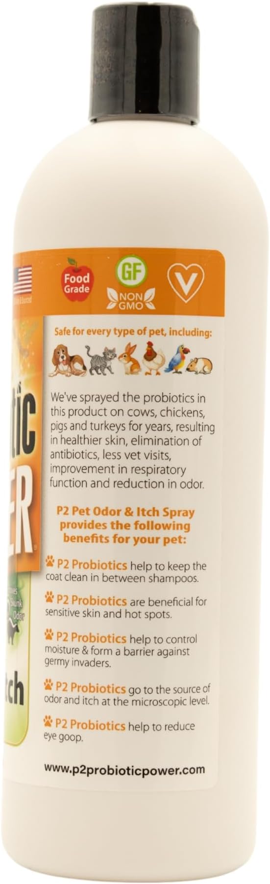 Pet Odor & Itch Refill – Dog, Cat, Puppy, Kitten Grooming Spray, Deodorizer, Litter Box Freshener, Hot Spot Spray, Coat, Bedding, Kennel, Carrier, Travel – 16 oz