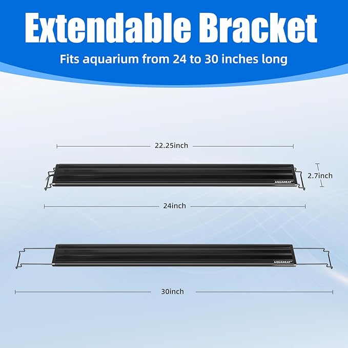 AQUANEAT LED Aquarium Light Full Spectrum for 24 Inch to 30 Inch Fish Tank Light Fresh Water