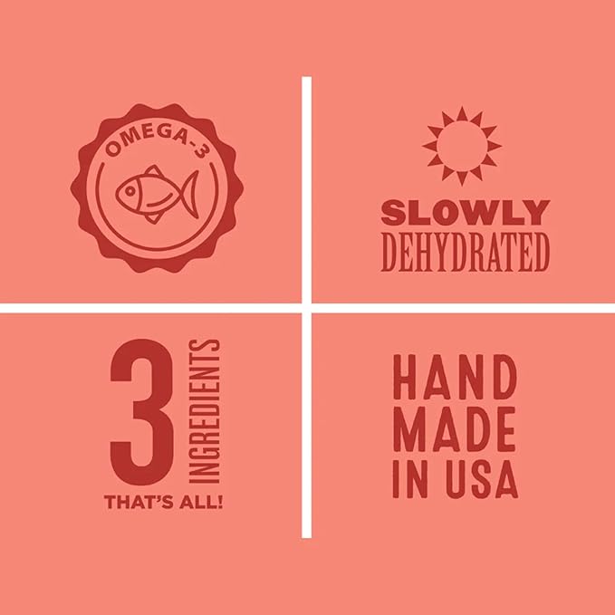 Polkadog Salmon Says Training Bits - Omega-3 Rich, Low Fat Healthy Dog Treat - Digestible, Vitamin & Mineral Packed Dog Snacks - Crunchy 3-Ingredient Treat, Ideal for Dogs with Allergies - 7oz