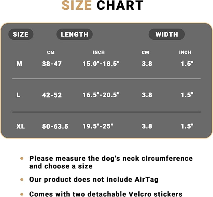 Tactical AirTag Dog Collar - Heavy Duty, Adjustable GPS Collar Compatible with Apple AirTag, with Holder & Control Handle for Medium/Large Dogs [ Brown, XL ]