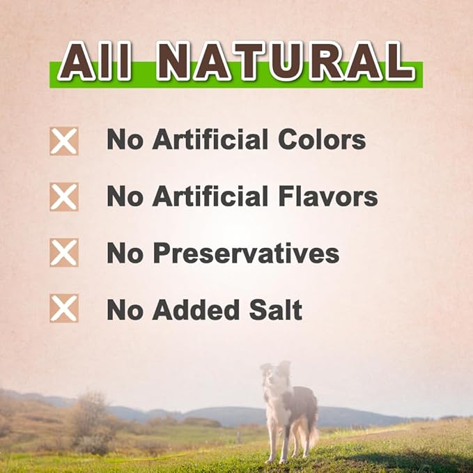 Afreschi Turkey Tendon Slice 3.5 oz, USA-Sourced Turkey Tendon, Treats for Classic Series, All Natural Human Grade Dog Treat, Suitable for Training chew, Rawhide Alternative