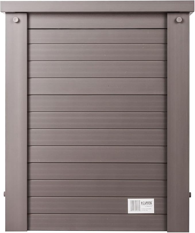 New Age Pet ECOFLEX Dog Crate End Table - Furniture-Style Pet Crate for Crate Trained Dogs - Stainless Steel Tubing & a Latched Closure - 10 Year Manufacturer's Warranty, Medium