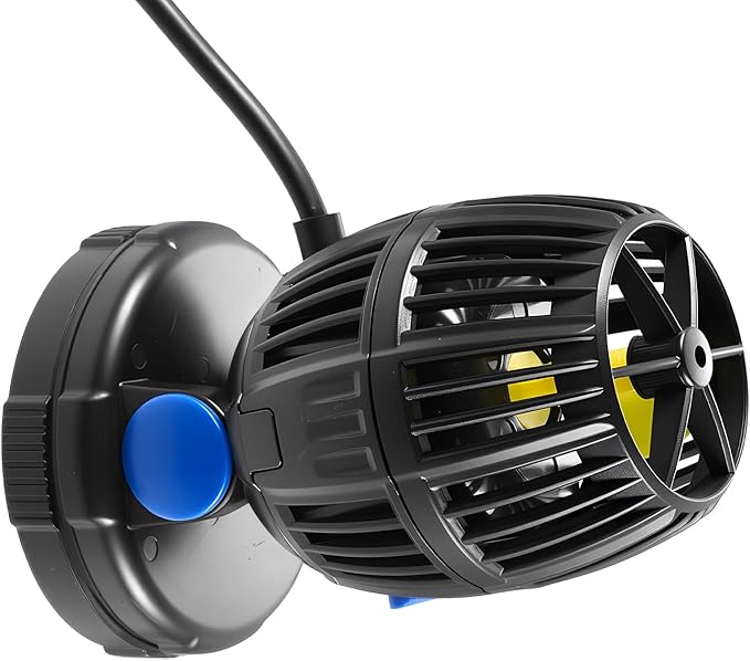 VEVOR Aquarium Wave Maker, 10W, 1057 GPH Quiet and Strong DC Powerhead, Adjustable Fish Tank Circulation Pump with Controller, Strong Magnetic Base, 360° Rotating Wavemaker, for Freshwater Saltwater