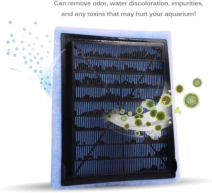 20PCS Fish Tank Filters, Aquarium Filter Cartridge Compatible with Rite-Size C & Fit for EZ-Change #3 20-40/30-60 Gallon Fish Tank Power Filter Replacement, #3 Fish Tank Filter