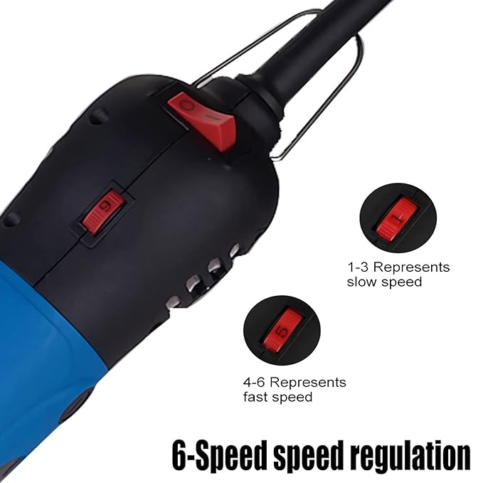 Horse Clippers,550w Electric Horse Grooming Kit,Professional Livestock Clippers, 6 Speeds Heavy Duty Equine Clippers for Big Dogs