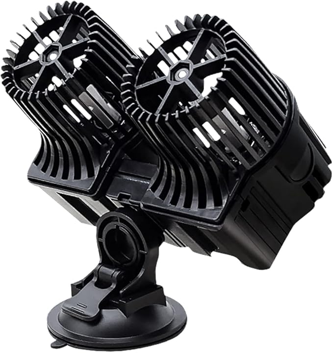 UPETTOOLS 6340 GPH Submersible Aquarium Circulation Pump - Adjustable 360° Wave Maker Powerhead for Fish Tanks - High Power Water Pump for Optimal Water Flow 24W（120-200Gallon）