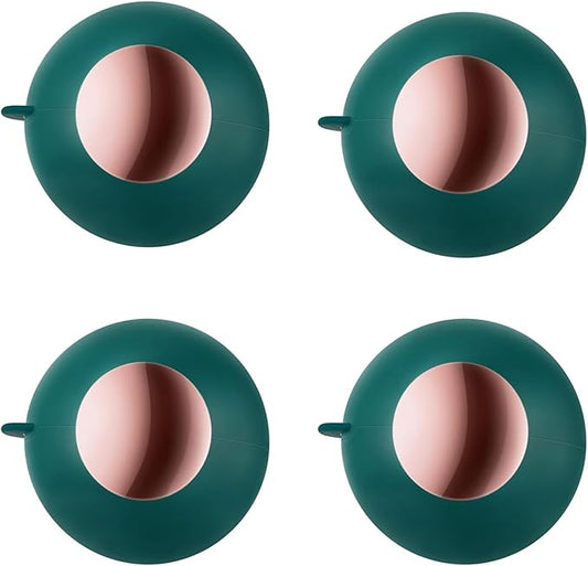 Washable Reusable Gel Lint Roller for Pet Hair, Tecogue Portable Dog Cat Pet Hair Remover for Clothes, Laundries, Sticky Cleaner, Dust Fuzz Fur for Travel Household (Green-4pcs)