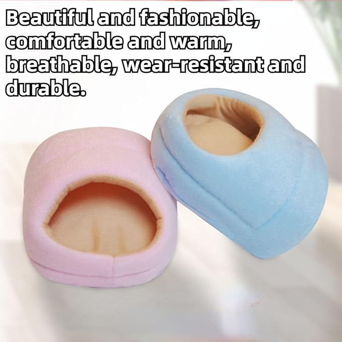 Rat Hamster House Bed Winter Warm Small Pet Squirrel Hedgehog Chinchilla Rabbit Guinea Pig Bed House Cage Nest Hamster Accessories (Pink,Small)