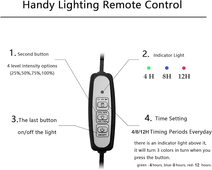 Aquarium Light Full Spectrum LED, for Under 7 Gallon Fish Tank, Light with Timer Auto On/Off, Betta Fish Tank,Indoor Plant Growth, Potted Plants, Succulent, Miniature Gardening Landscape (9)