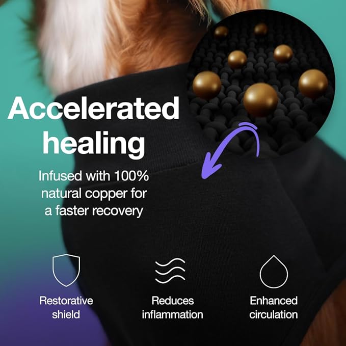 PupShield - Dog Surgery Recovery Suit Male and Female Easy to Use Anti Licking Design Breathable Comfortable - Spay & Neuter Recovery Suit, Surgical Onesie - Dog Cone Alternative