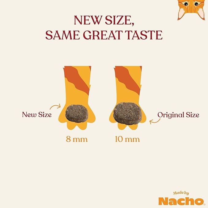 Made by Nacho Dry Cat Kibble 4lb Bag, High Protein Premium Cat Food with Freeze Dried Pieces, Cage-Free Chicken & Duck, Limited Ingredients, Single Bag