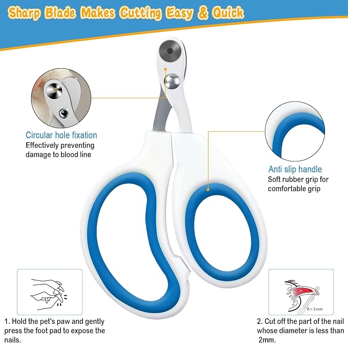 JIURUN Cat Grooming Hammock for Nail Trimming, Dog Grooming Hammock(S),Trimmer, Nail File, Pet Comb Bat Costume Wings for Cats Dogs