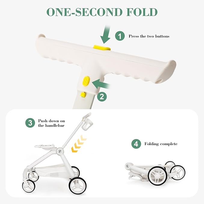 TT Lightweight Pet Stroller for Small Dog&Cat,One-Hand-Fold Pet Travel Stroller with Canopy and Cup Holder, 4-Way Convertible Carrier.Green