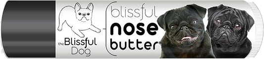 The Blissful Dog Black Pug Unscented Nose Butter, 0.15-Ounce