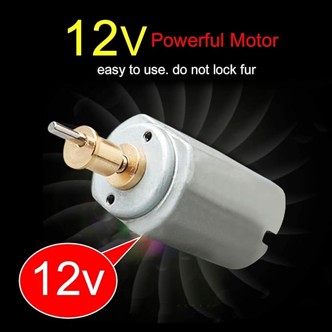 Dog Clippers for Grooming, 12V Pet Hair Clipper, Professional Heavy Duty Pet Grooming Clipper Corded Dog Trimmer for Thick Coats with Guard Combs Brush for Dogs Cats