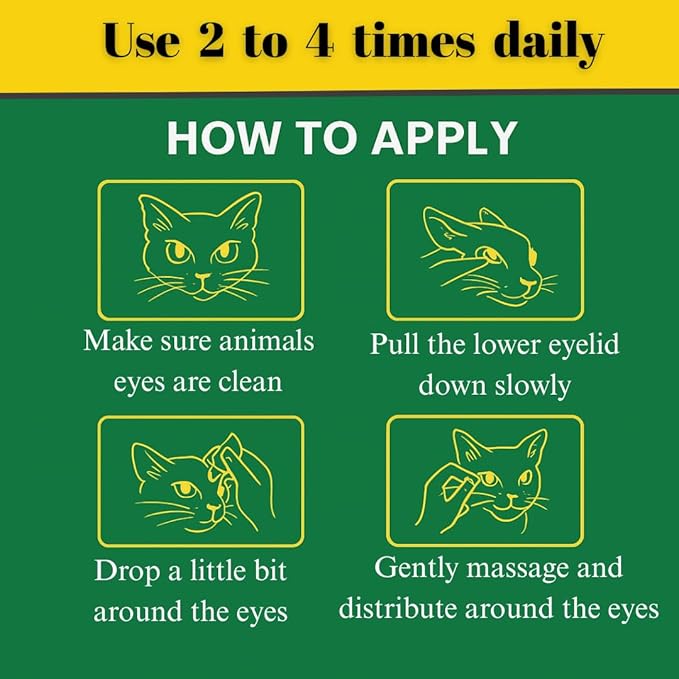 Pet Eye Cream Health, Premium Eye Cream for Cats, Dogs, Cattle, Sheep, Horse and Bird 3.5 gr/1 Tube for All Pets, Premium Tube Cream