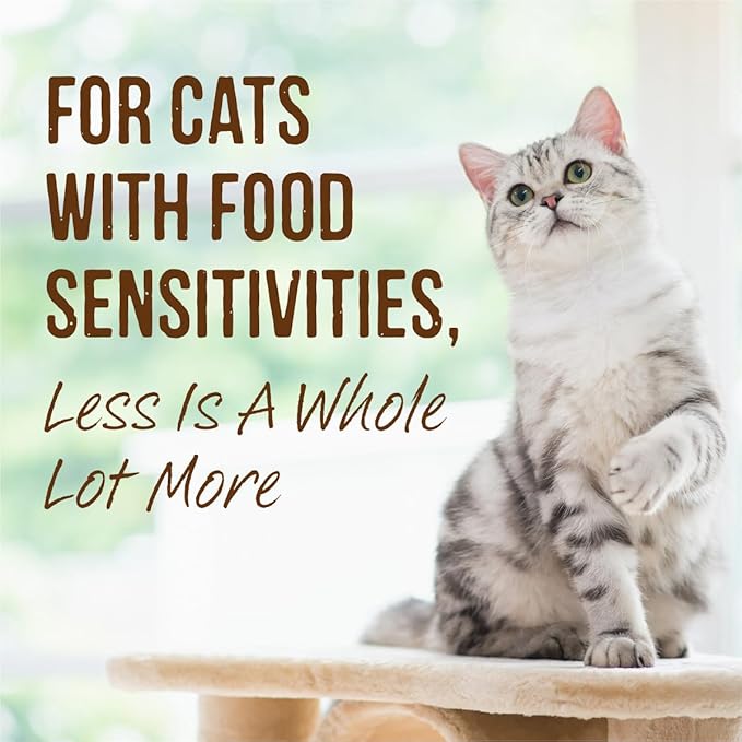 Merrick Limited Ingredient Diet Premium Grain Free And Natural Canned Pate Wet Cat Food, Chicken Recipe - (Pack of 24) 5 oz. Cans