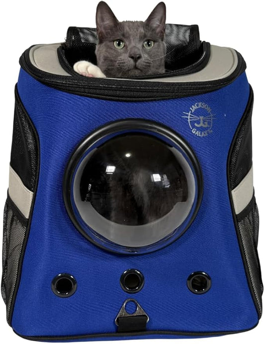 Your Cat Backpack Carrier Bag - Jackson Galaxy Airline Approved Cat Carrier with Space Capsule Bubble for Small Cats, Kitten - Premium Cat Carrier Backpack for Outdoor, Travel, Hiking, Pet Supplies