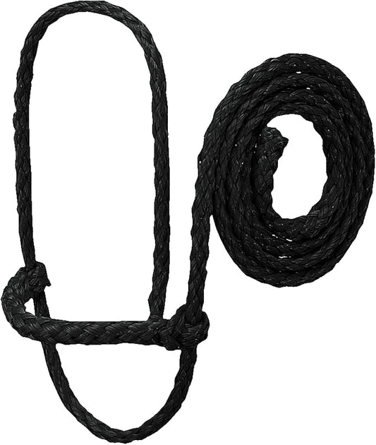 Weaver Leather Livestock Poly Rope Sheep Halter, Black